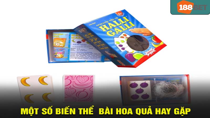 Một số biến thể của game bài hoa quả