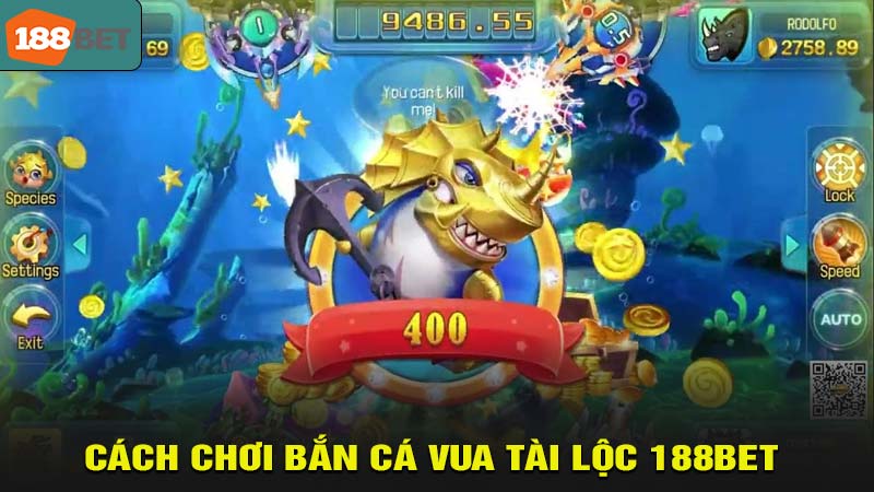 Cách chơi bắn cá vua tài lộc 188bet